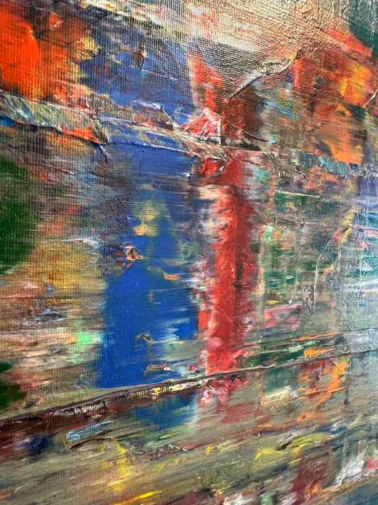 Organized Chaos (80 × 100 cm)