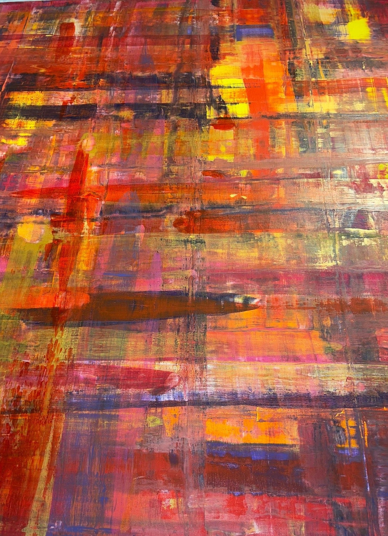 Gold in the Desert (100 × 120 cm)