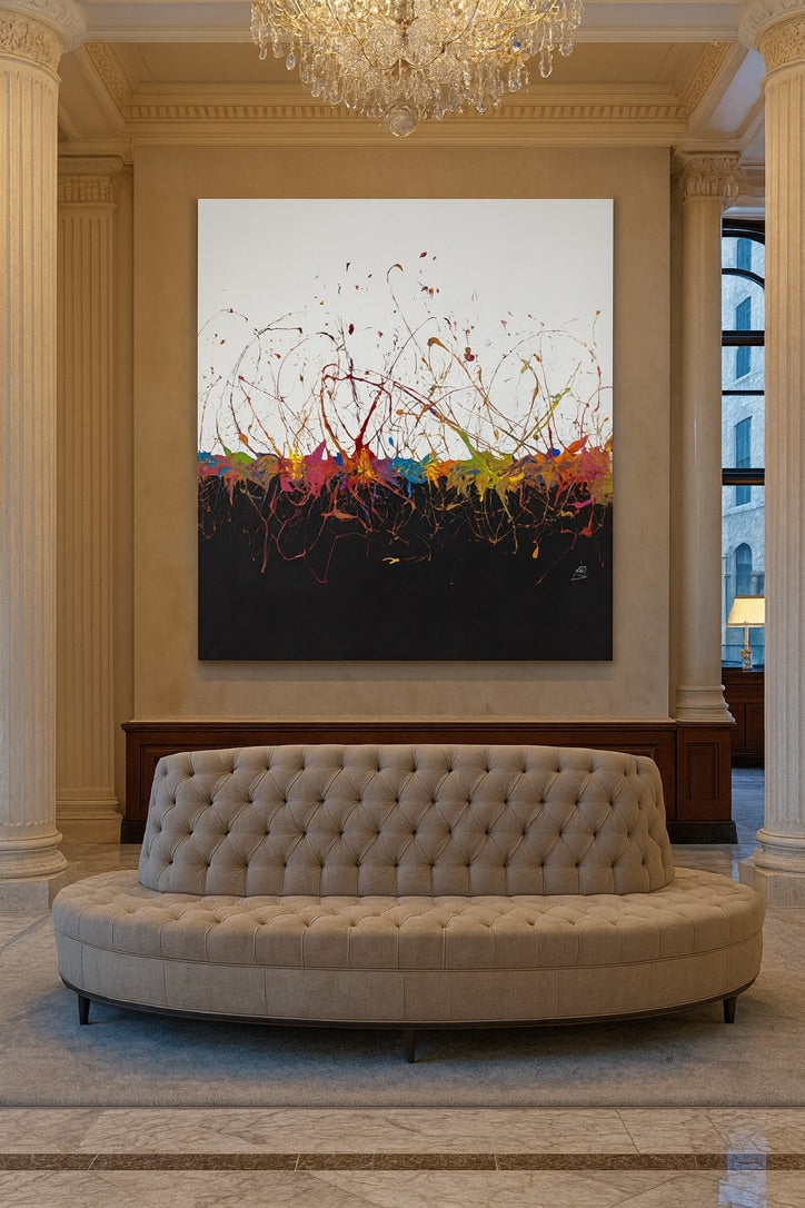 Jumping Colors 1 – Limited Series (229 × 190 cm)