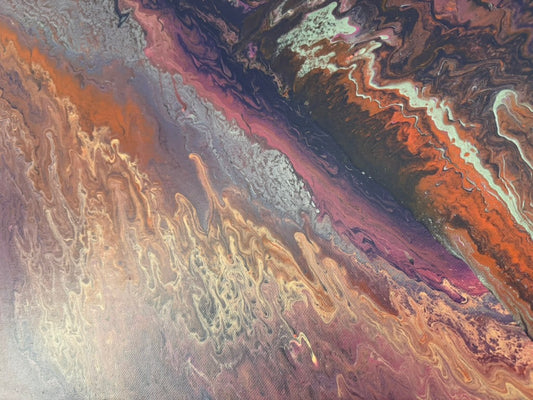 The Pink Purple (70 × 50 cm)