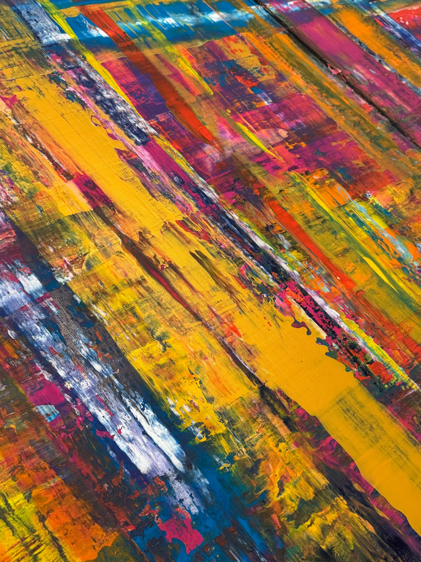 The Golden Violet (80×120 cm)