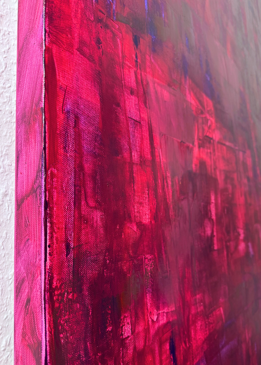 Pink Purple 2 (100 × 120 cm)