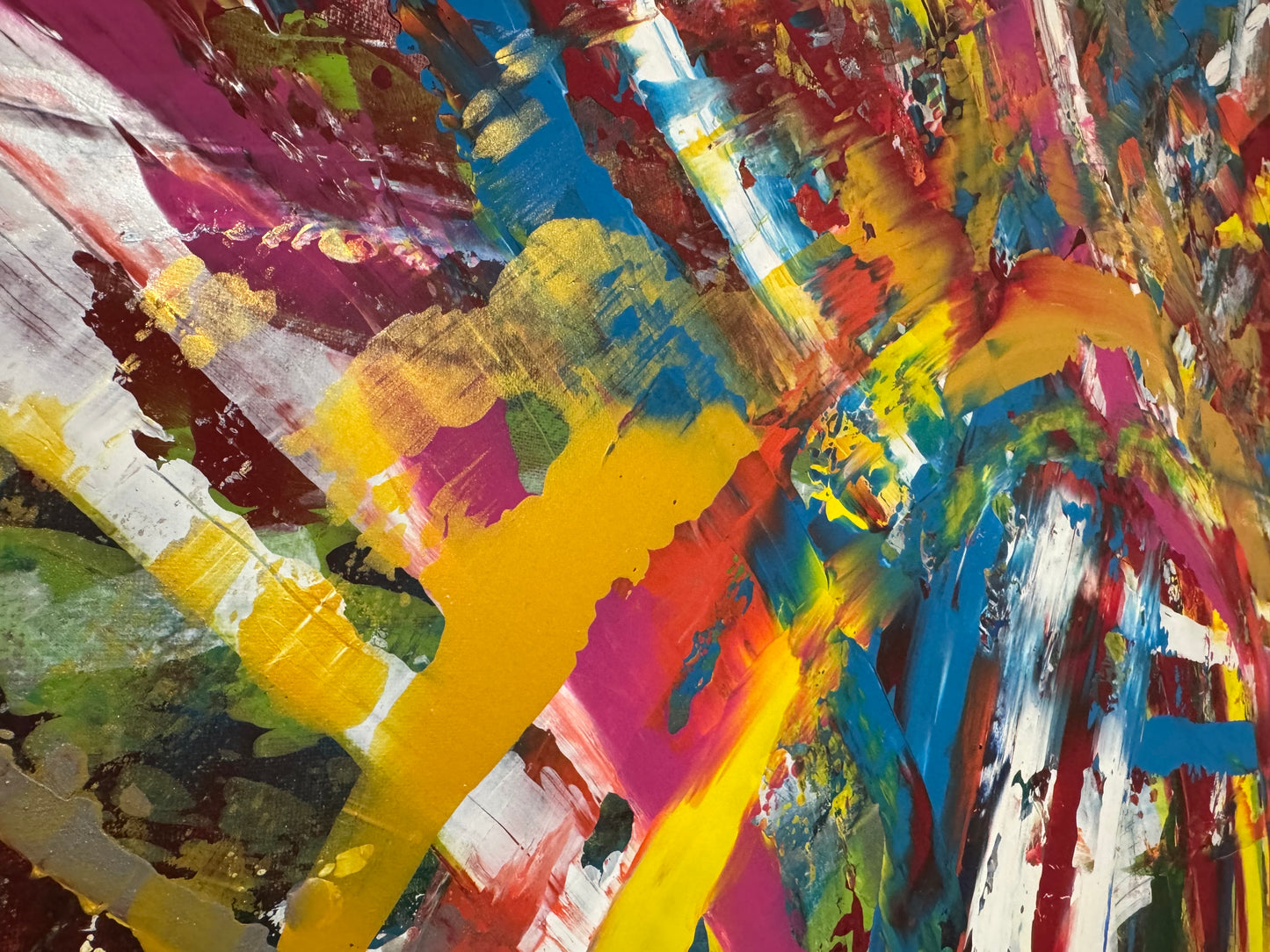 The Golden Rainbow (120x80 cm)