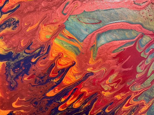 Echoes of War (40 × 30 cm)