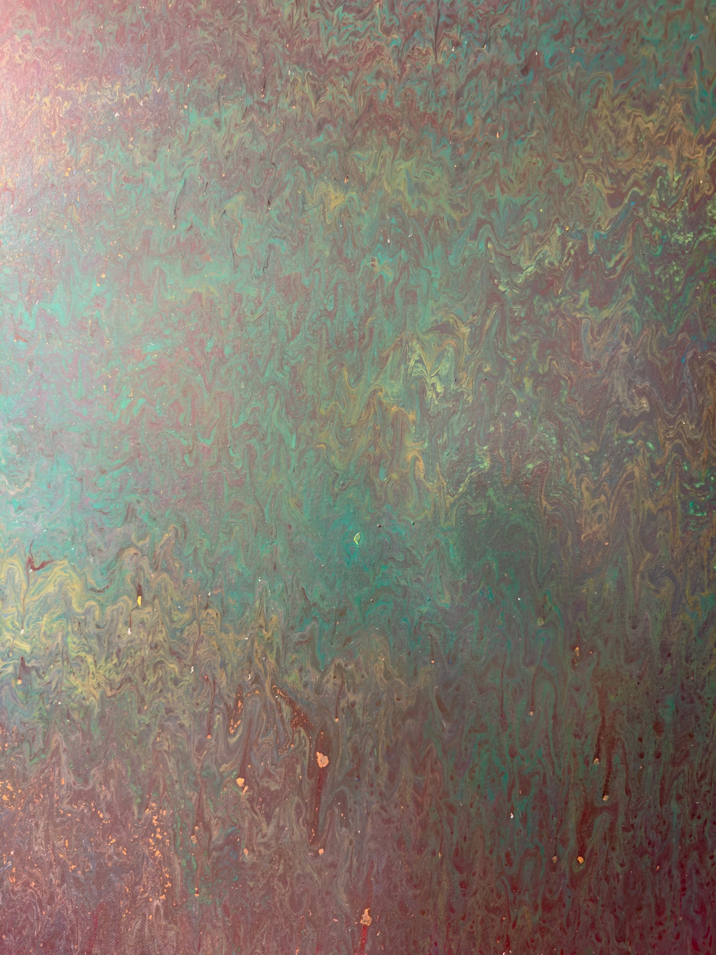 The Peacock (100×100 cm)