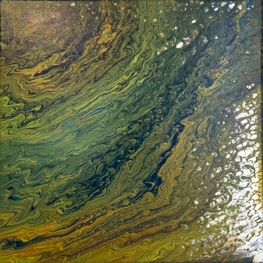The Gold of the Mayas (40×40 cm)