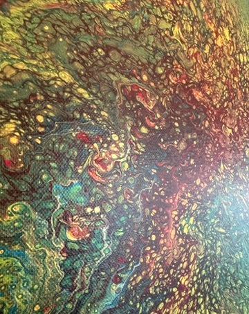 Gold in the Jungle (30×30 cm)