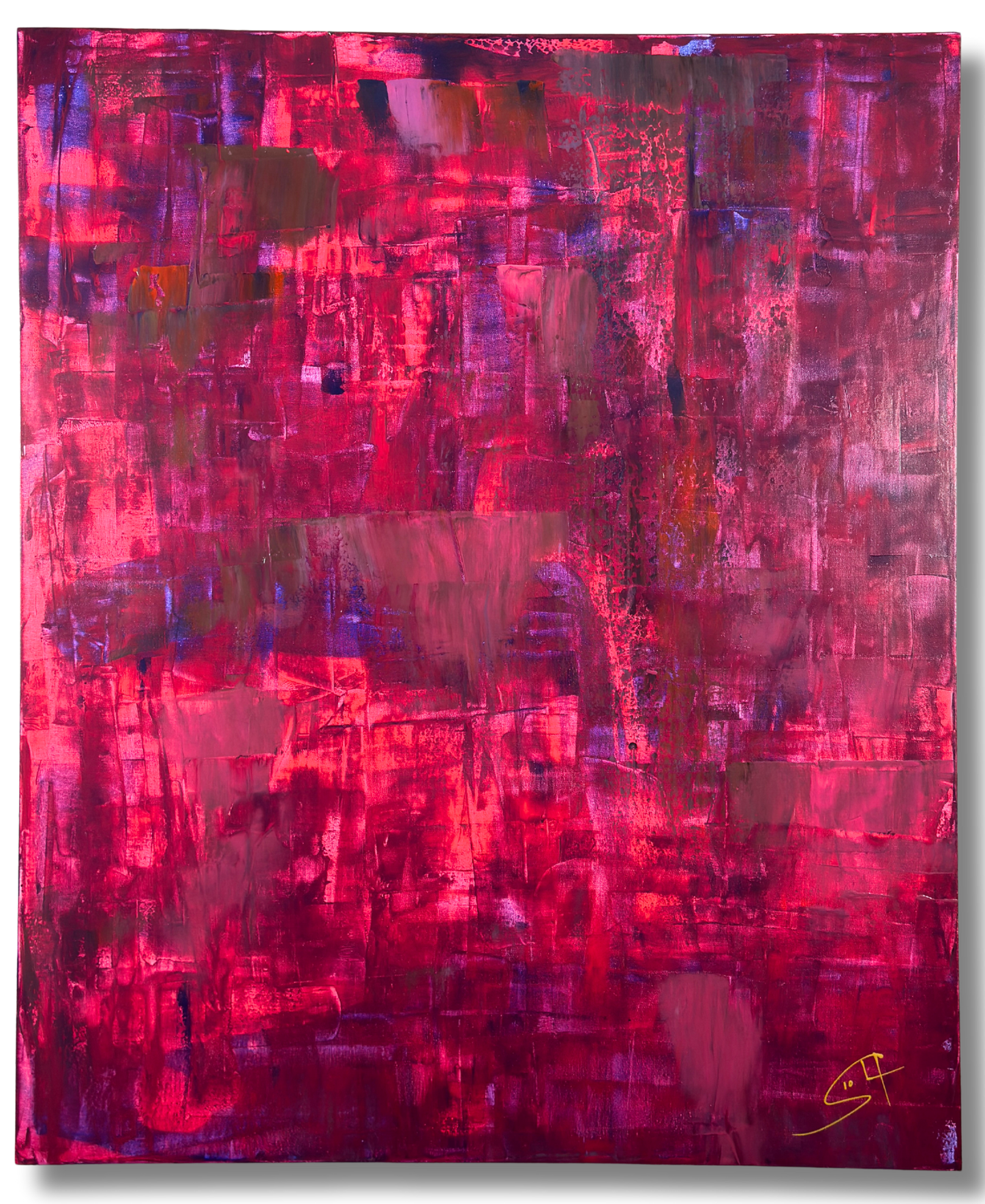 Pink Purple 2 (100 × 120 cm)