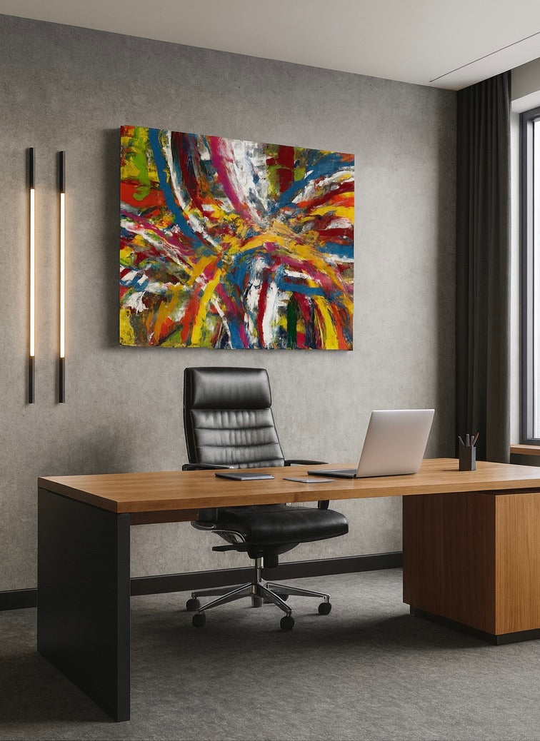 The Golden Rainbow (120 × 80 cm)