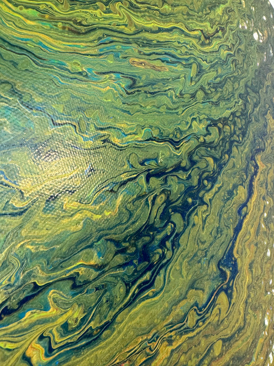 The Gold of the Mayas (40×40 cm)