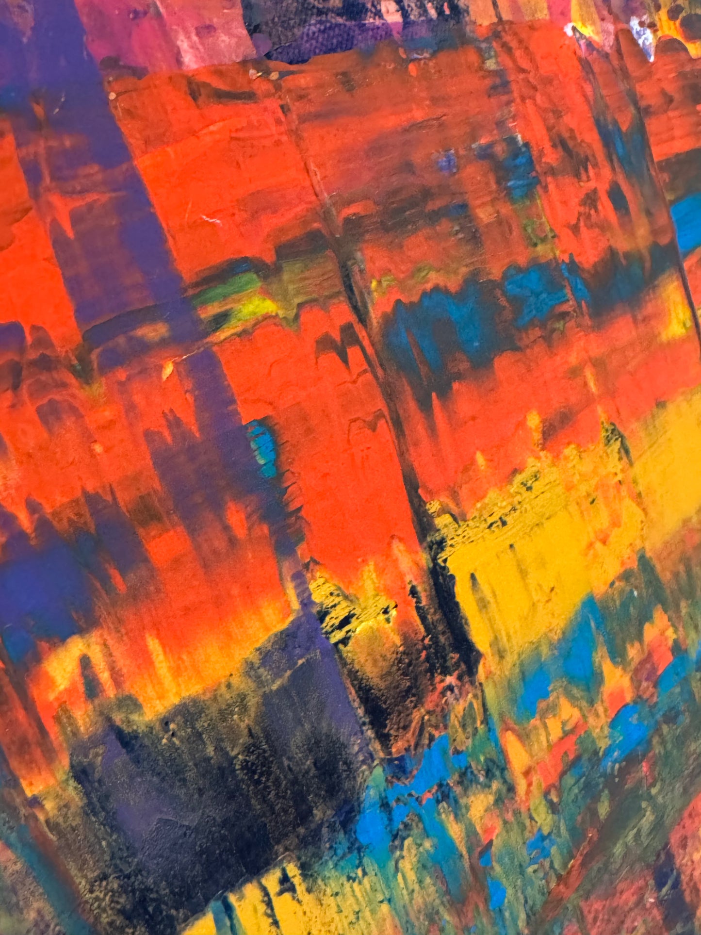 The Golden Violet (80×120 cm)