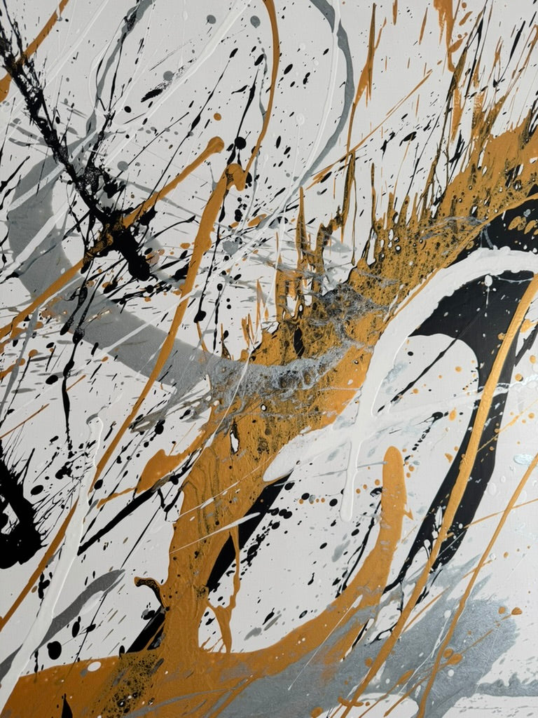 The Hiding Dragon (100×100 cm)