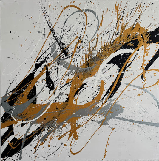The Hiding Dragon (100×100 cm)