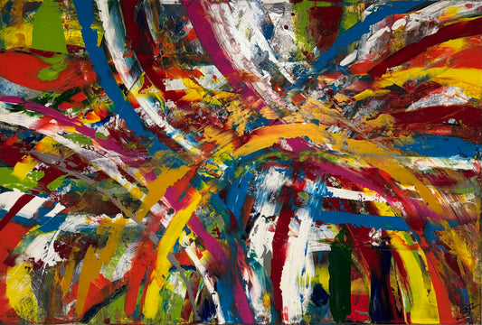 The Golden Rainbow (120x80 cm)
