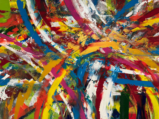 The Golden Rainbow (120x80 cm)
