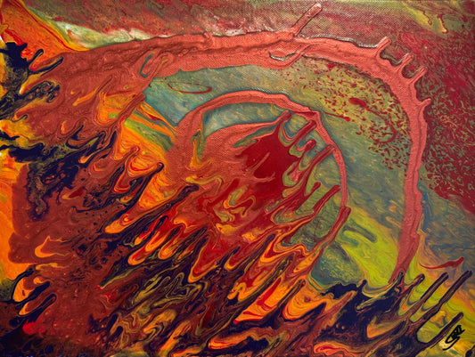 Echoes of War (40×30 cm)