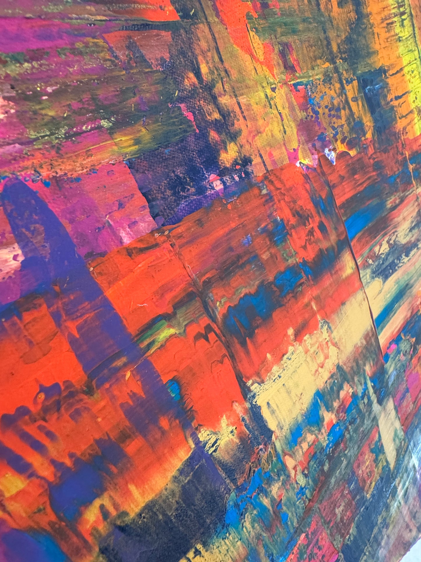 The Golden Violet (80 × 120 cm)