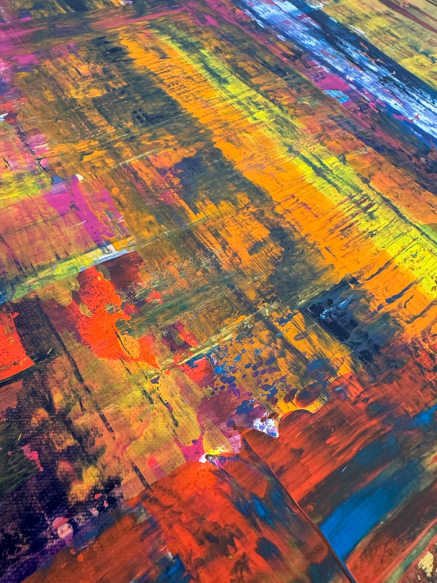 The Golden Violet (80 × 120 cm)