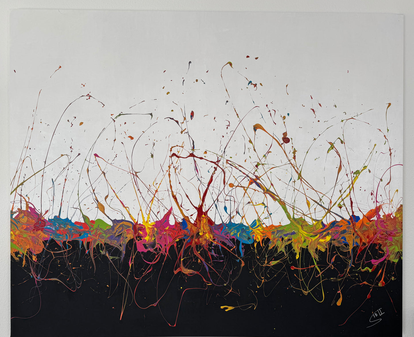 Jumping Colors I  (228×190 cm)