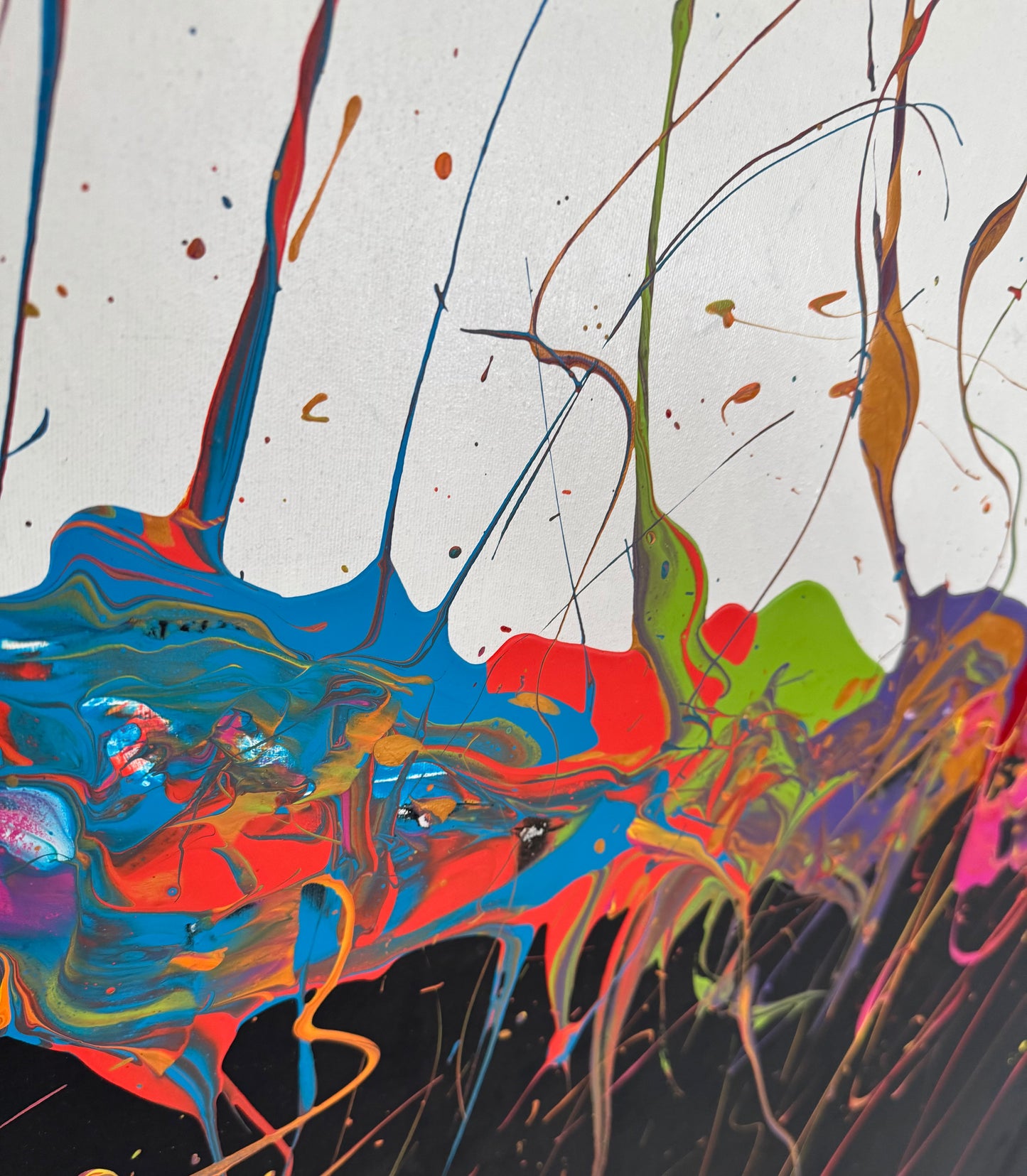 Jumping Colors I  (228×190 cm)