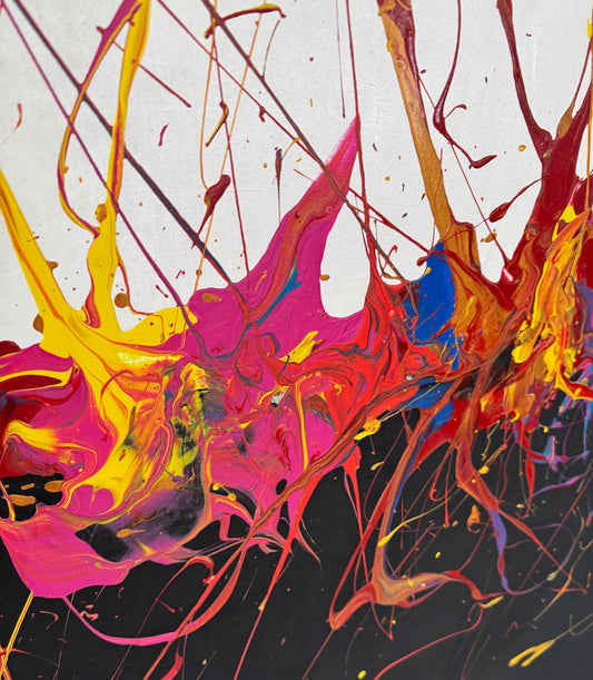 Jumping Colors I  (228×190 cm)