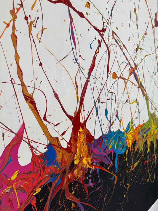 Jumping Colors I  (228×190 cm)