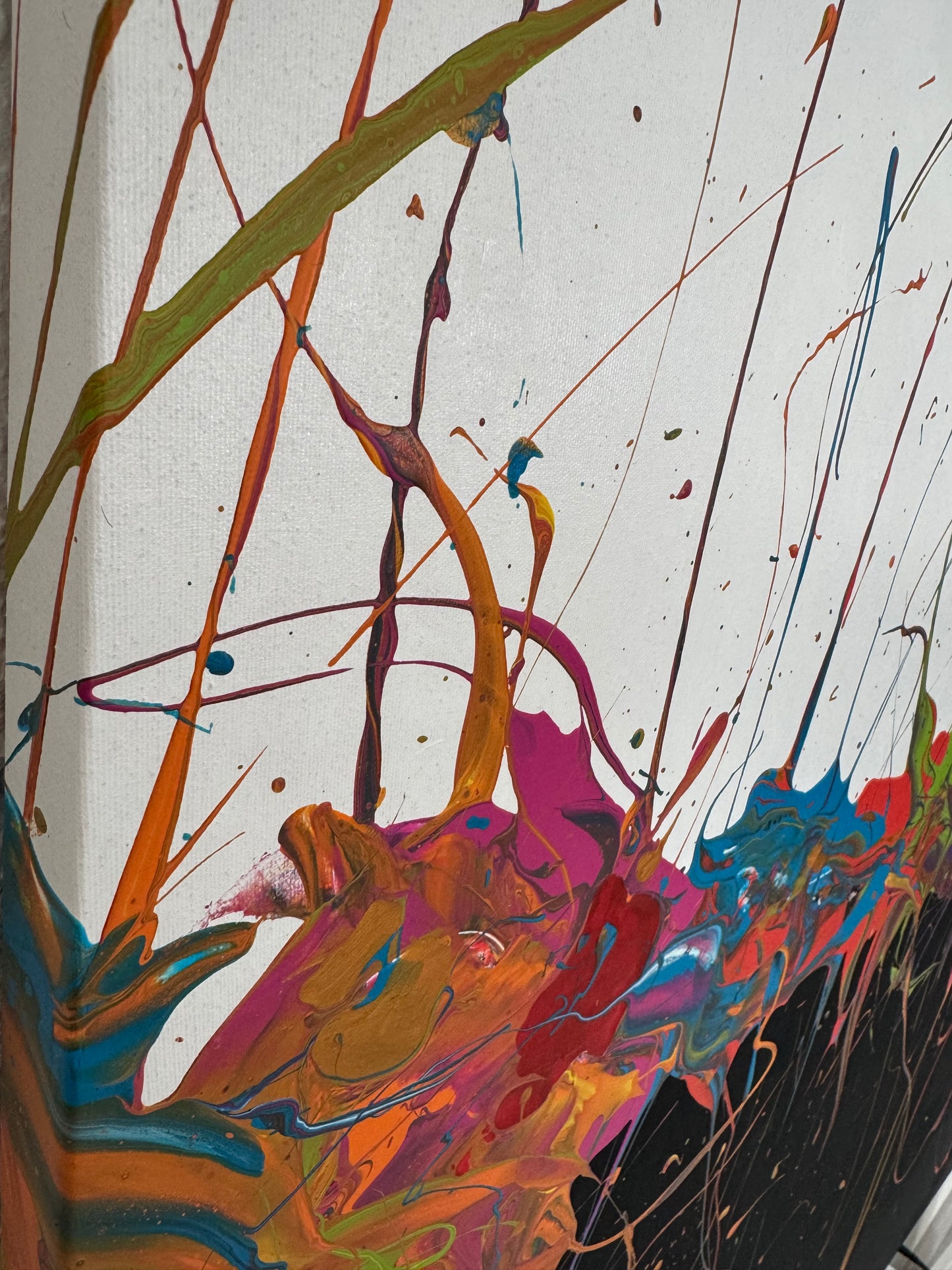 Jumping Colors I  (228×190 cm)