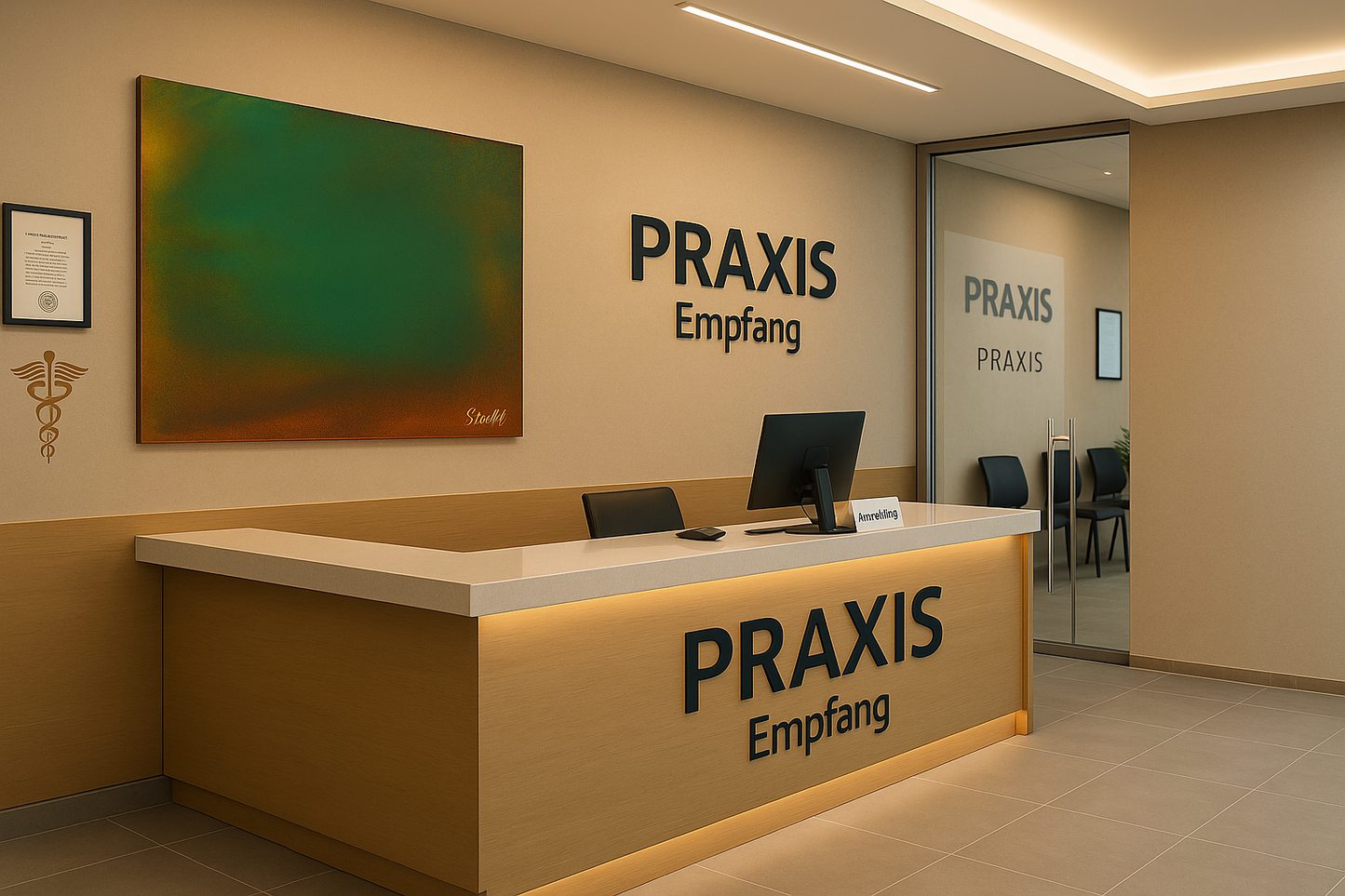 The Peacock (100×100 cm)