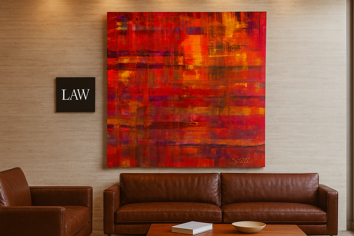 Gold in the Desert (100 × 120 cm)