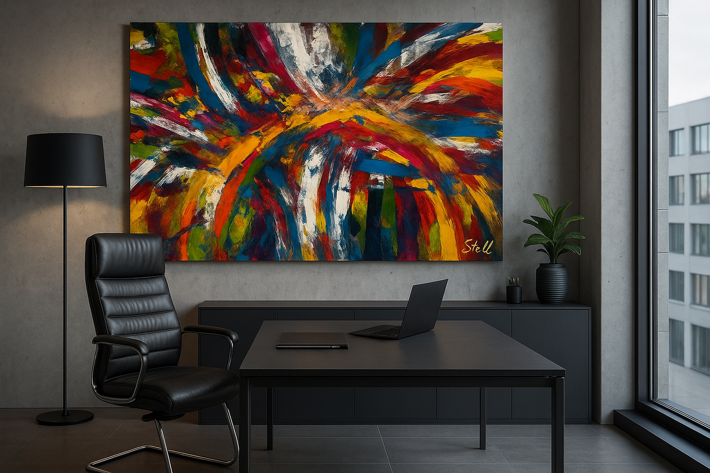 The Golden Rainbow (120 × 80 cm)