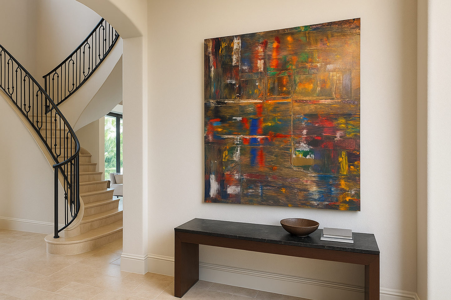 Organized Chaos (80 × 100 cm)